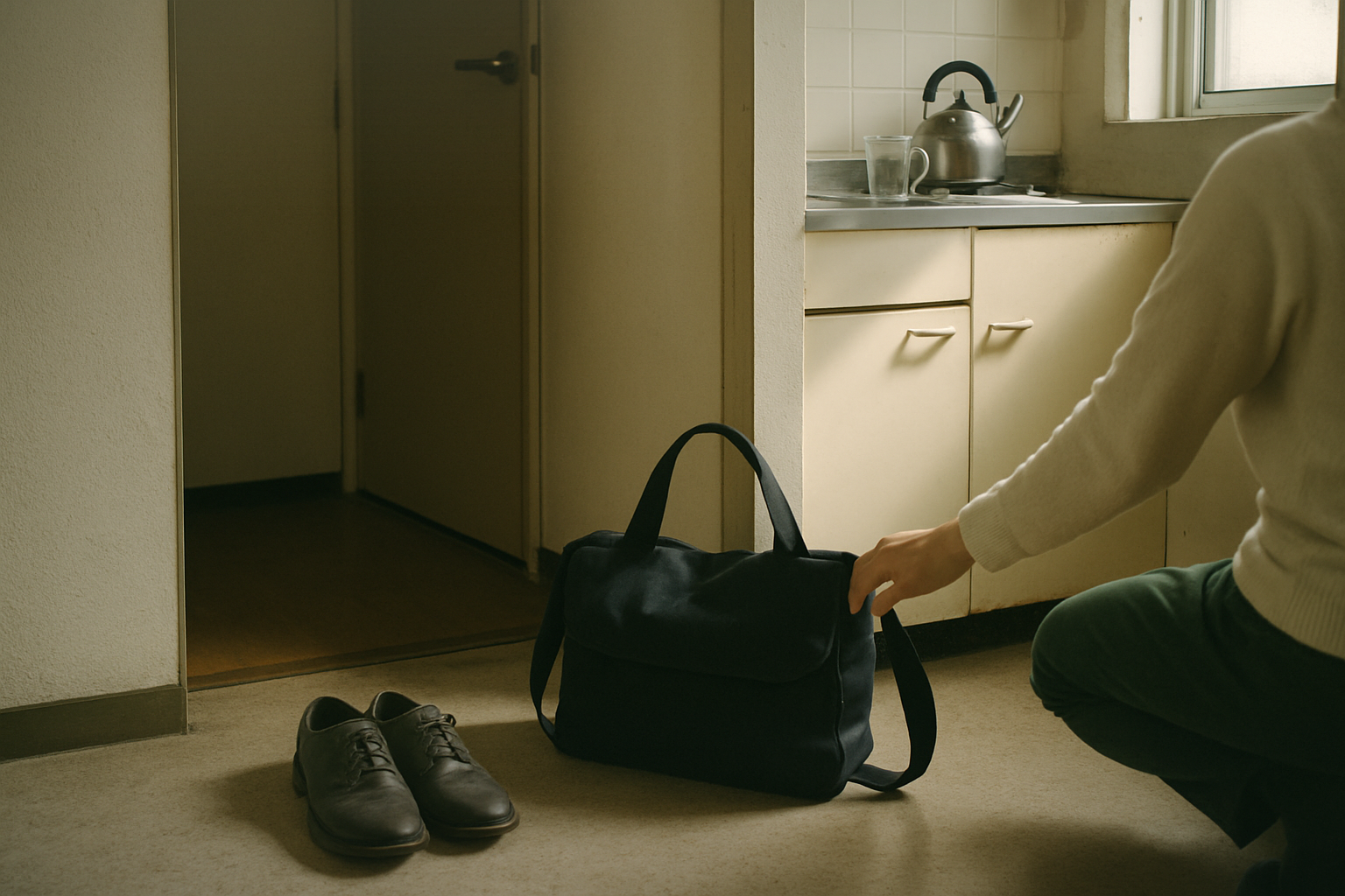 一人暮らし“初月”の夜のさびしさと朝の動き出し不安を分けて扱う実用ガイド——30秒・5分・15分の二部制ルーティンと7日観測ノート
