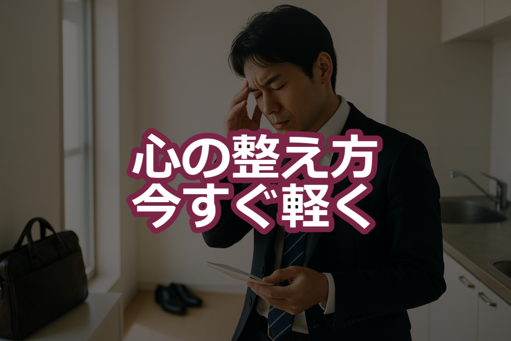 通勤中の心の整え方：1分で効く「呼吸・視線・1行メモ」