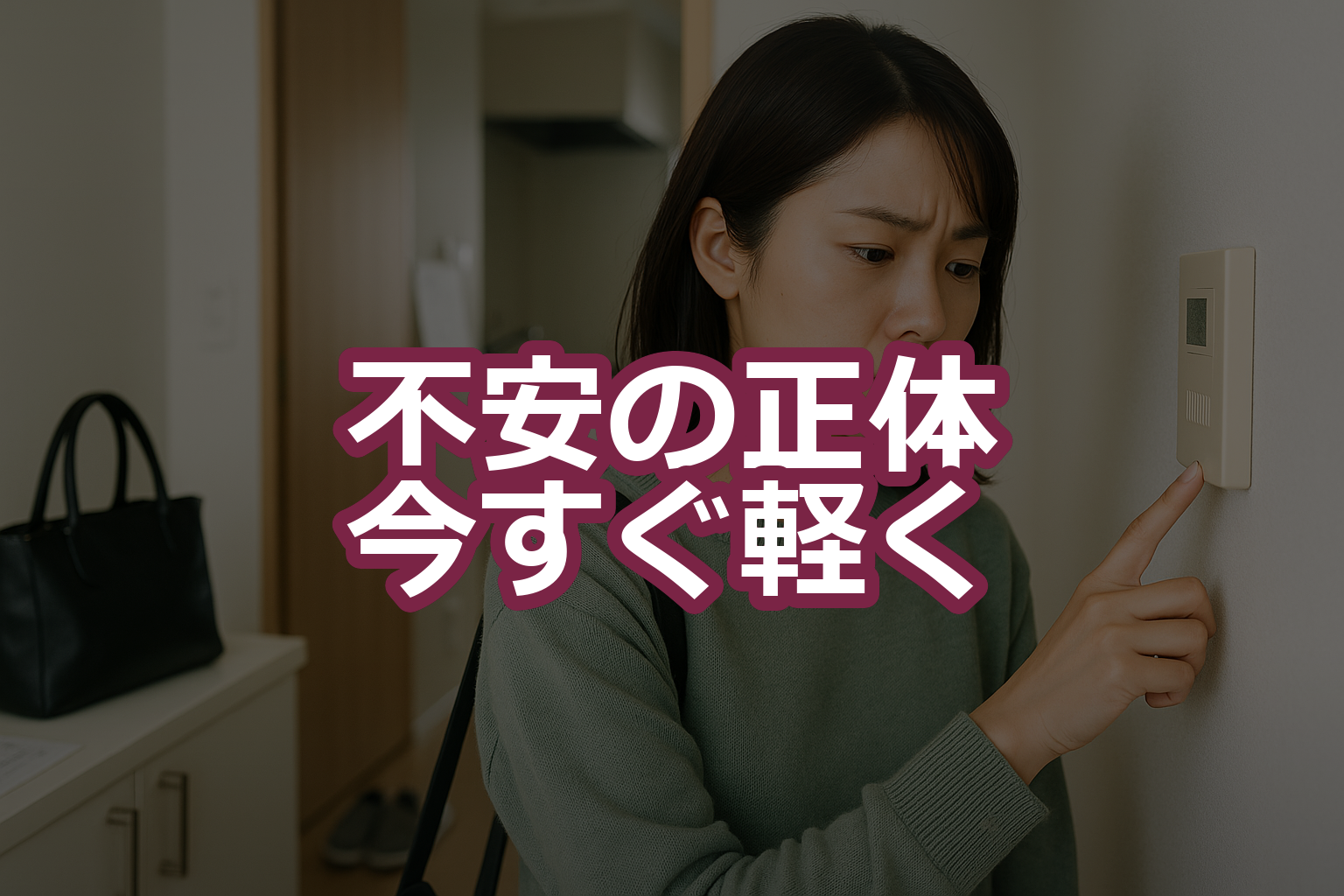 一人暮らしの不安『インターホンが怖い』を減らす先手運用:置き配・メモ・ひと言
