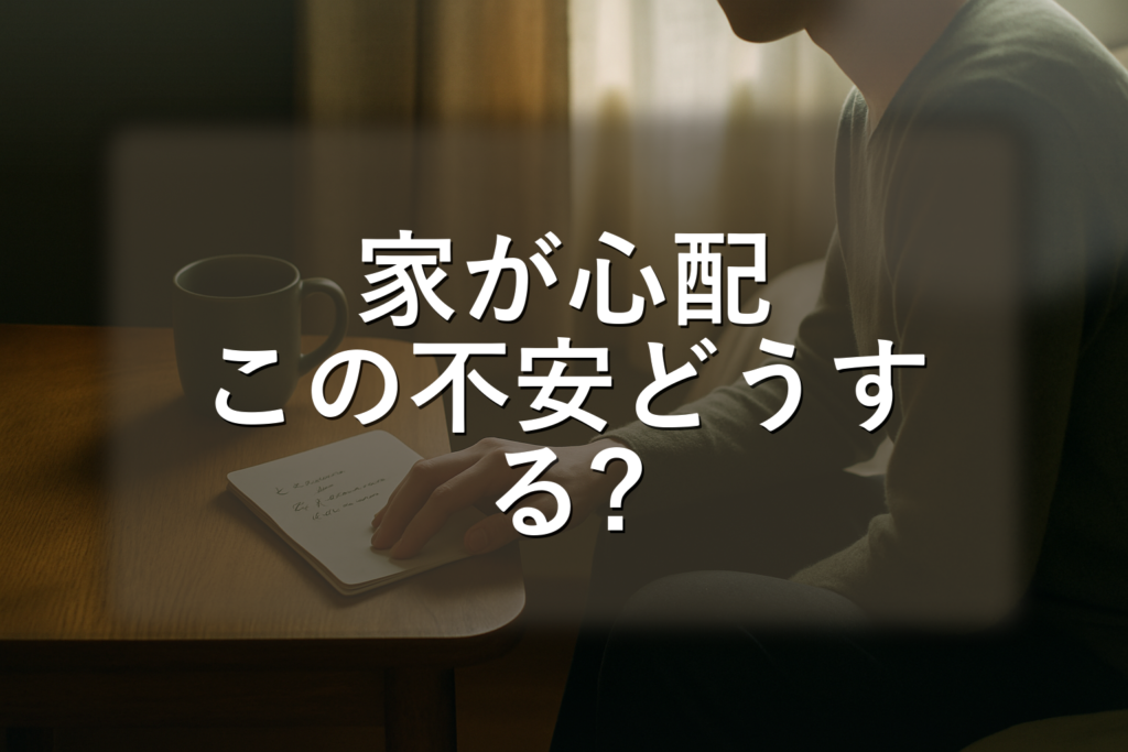 外出中の“家が心配”を30秒で処理する三枚カード：戸締まり・火元・ペット