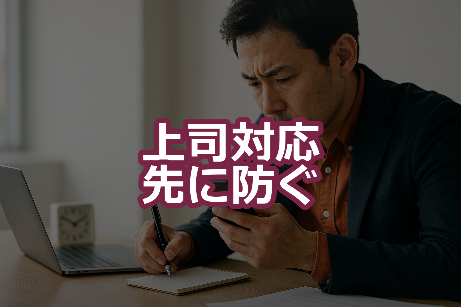仕事の悩み相談はこの1行で始める。上司に送る即時テンプレと10分台本