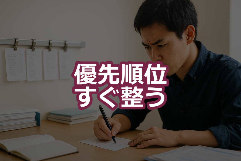 優先順位の決め方｜突発依頼は3分トリアージで即決（返信テンプレ付き）