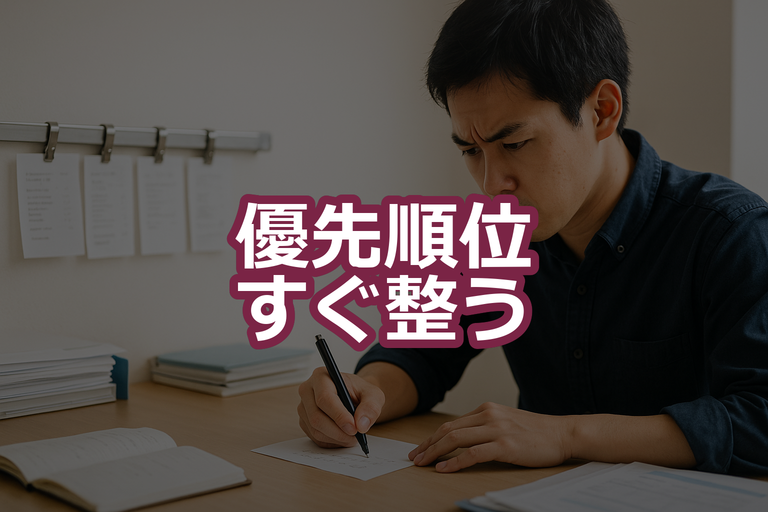 優先順位の決め方｜突発依頼は3分トリアージで即決（返信テンプレ付き）